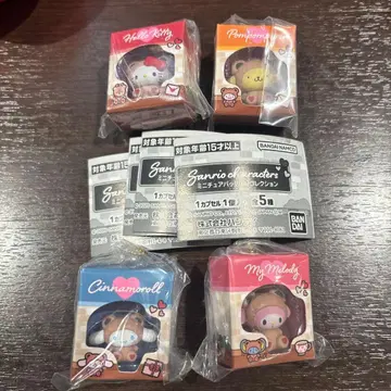 산리오 미니어처 패키지 컬렉션 4종 세미 콤보