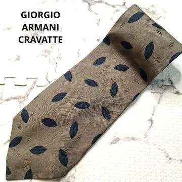 GIORGIO ARMANI 베이지 SILK 100% 넥타이