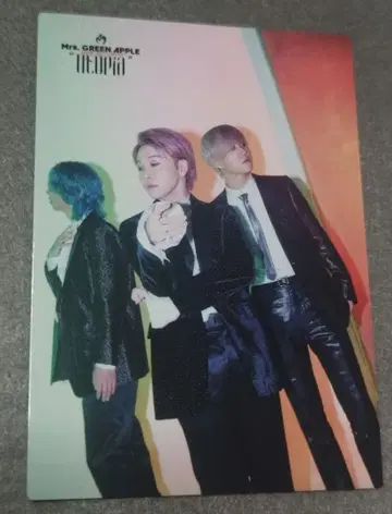 Mrs.GREENAPPLE Utopia014 포토 카드