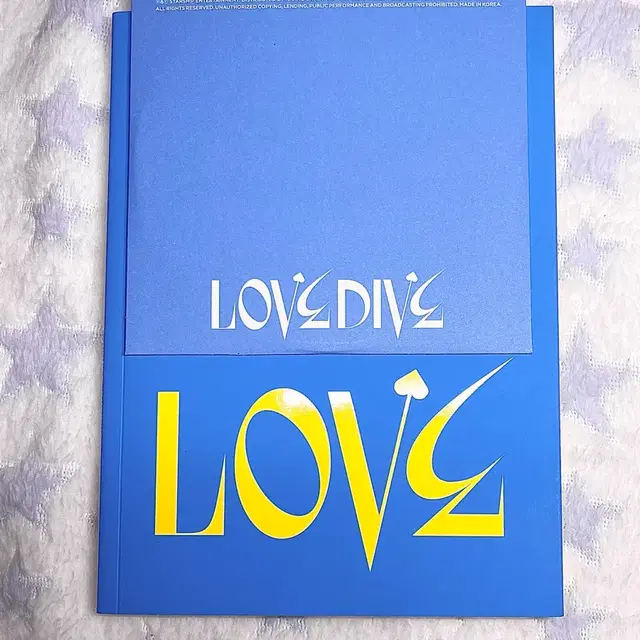 IVE LOVE DIVE 앨범 포토북 구성품