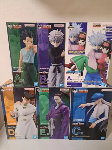 헌터헌터 제일복권 피규어 7개 세트 묶음 판매