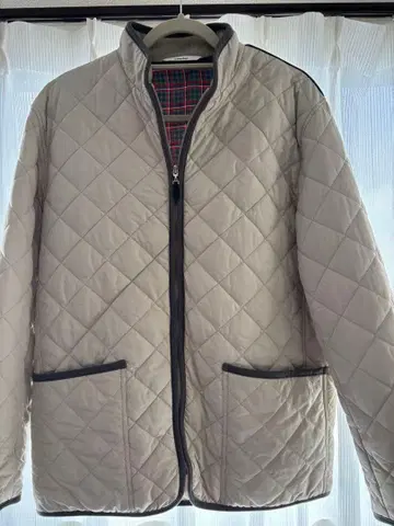 Golden Bear 베이지 퀼팅 자켓