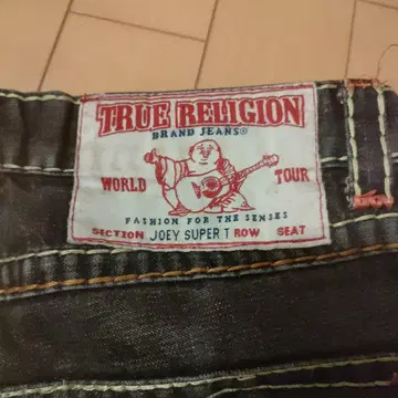 TRUE RELIGION JOEY SUPER T ROW 다크 데님