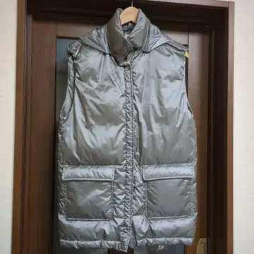 자유구 다운 베스트 후드 부착 38