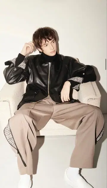 CINOH SYNTHETIC LEATHER HUNTING JACKET