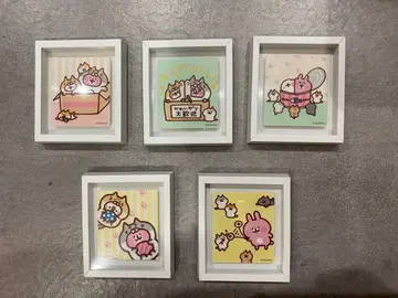 카나헤이 카나헤이의 작은 동물 고양이 낚시 프레임 마그넷 5종