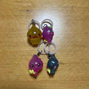 시즈쿠짱 메지루시 액세서리 우루오이짱 아세오군 등 4개 세트