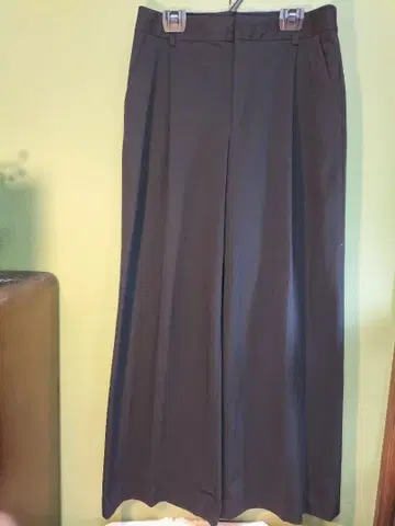 GREEN LABEL RELAXING 와이드 팬츠 사이즈 40 블랙