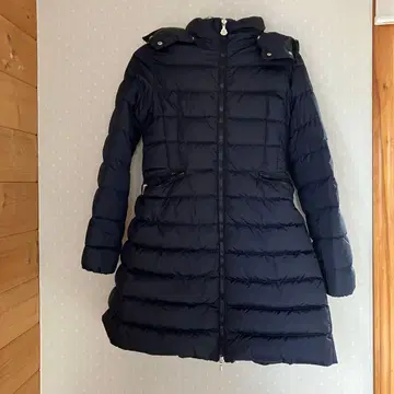 MONCLER 네이비 롱 다운 자켓