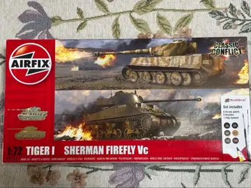 에어픽스 1/72 티거 1 vs 샤먼 플라이 페인트 포함