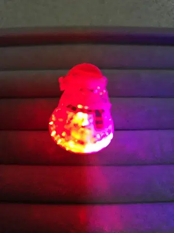 깜짝이야?! 빛나는 눈사람 크리스마스 반지 귀여운 선물 예쁜 눈