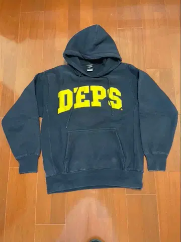 DEPS 후드 부착 후드티 네이비