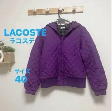 LACOSTE 라코스테 후드 부착 블루종 사이즈 40 M~L