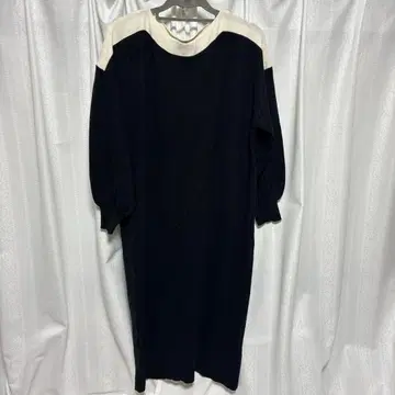 [ 새상품급 ] INTER PlANET 블랙 긴팔 니트 원피스 프리