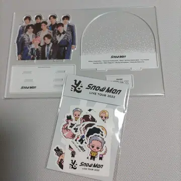 SnowMan 아크릴 스탠드, 스티커