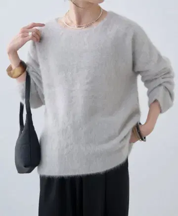 omekashi 퍼 캐시미어 풀오버