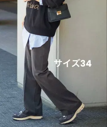 Framework 속기모 플레어 팬츠 그레이 34