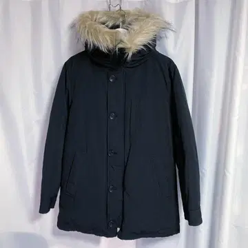 GU 다운 후디 자켓 블랙