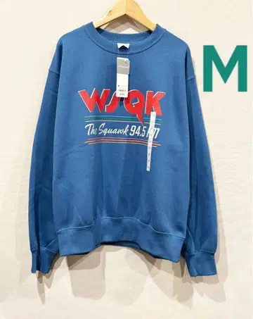 GU 기묘한 이야기 WSQK 트레이닝복 M 사이즈 블루 새상품 지유