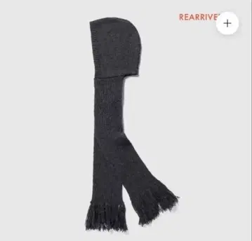 시루무린 Fringe 후디 머플러 브라운