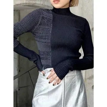 MURUA 믹스처 파인 니트