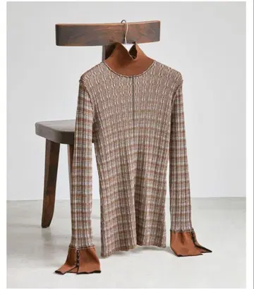 TODAYFUL 자카드 파이핑 니트