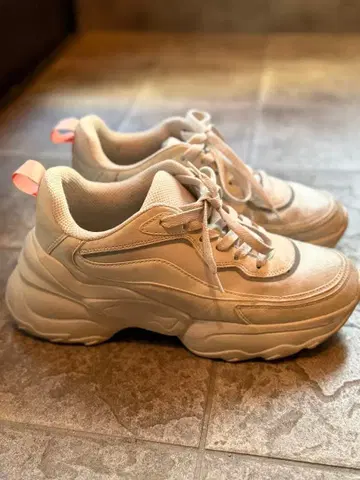 [ ZARA ] 통굽 스니커즈 트랙 밑창 스니커즈 신발 볼륨 밑창