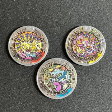 요괴워치 메달 오로치 히카리 오로치 큐비 3장 세트