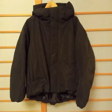 무인양품 블랙 충전솜 자켓 후드 부착 XL 사이즈