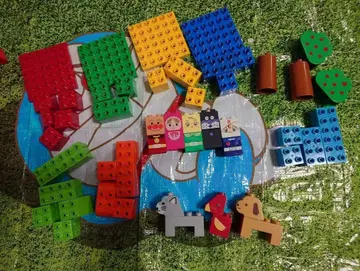 호빵맨 블록 라보 하지메테노 블록 바케츠 L BANDAI