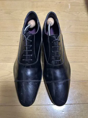 REGAL 블랙 드레스 슈즈 스트레이트 팁 26cm