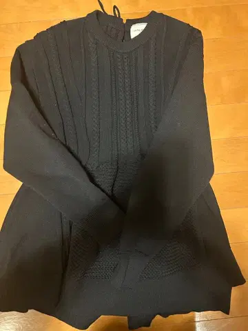 UNITED ARROWS 블랙 니트 긴팔