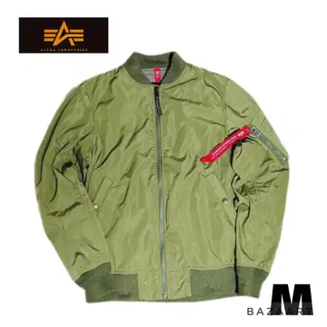 ALPHA 알파 MA-1 플라이트 자켓 그린 올리브 M