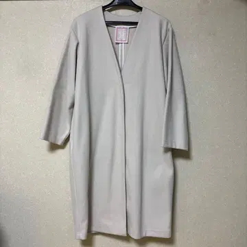 BEARDSLEY 라이트 베이지 롱 코트