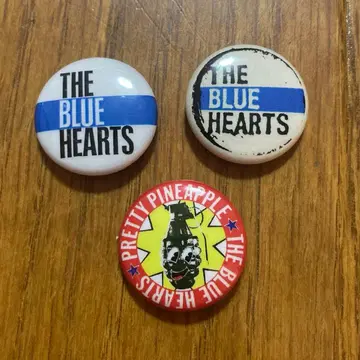 The Blue Hearts 25mm 배지 세트