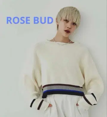 ROSE BUD 로즈버드 라인 니트