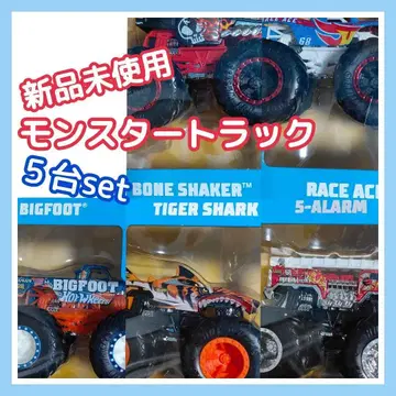[ 미사용 새상품 ] 핫휠 몬스터카 몬스터 트럭 5대 세트
