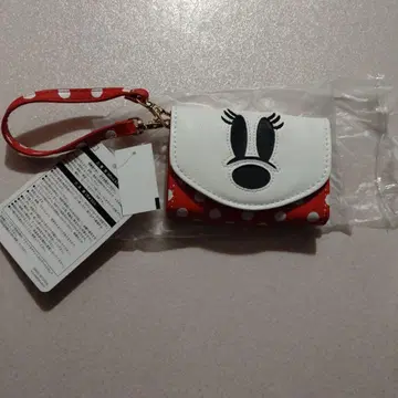 새상품 미니 마우스 도트 지갑 카드 케이스