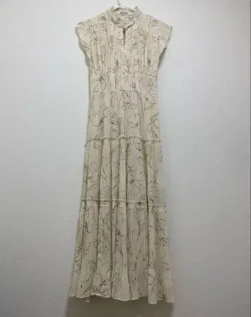 스나이델 프린트 플리츠 원피스 머큐리 듀오 질스튜어트