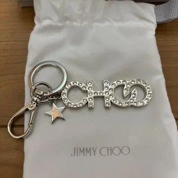 [ 미사용 새상품 ] 지미추 JIMMY CHOO 로고 참 키링