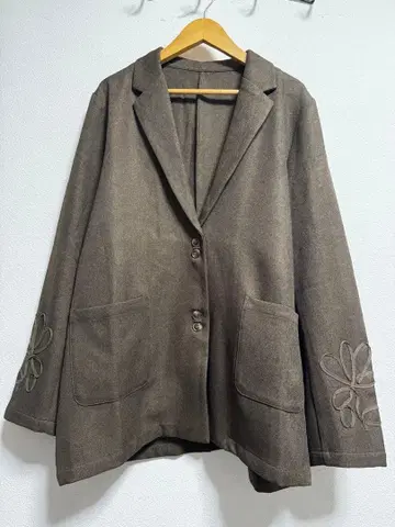 시마무라 yuu 소매 코드 자수 자켓 TT*YUU 자수 자켓 L