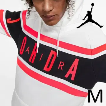 새상품 JORDAN Taped Logo 후드티 흰색 화이트 M 조던