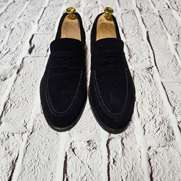 투모로우랜드 스웨이드 로퍼 네이비 26cm