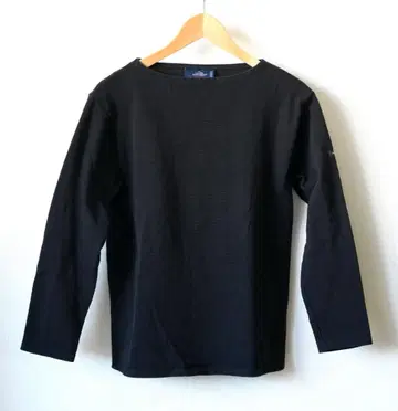 SAINT JAMES 긴팔 티셔츠 바스크 셔츠 블랙 SM