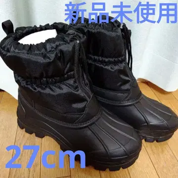 [미사용 새상품] 27cm 보아 방수 스노우부츠 윈터부츠 남성용 블랙