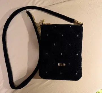 페일라 유니 체인 미니백 블랙