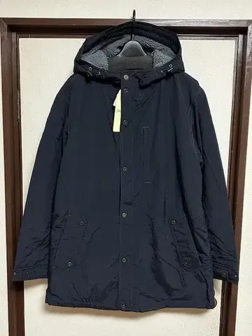 LL 네이비 미사용 새상품 보아 코트 충전솜 방한 코트 남성용 방한 코트