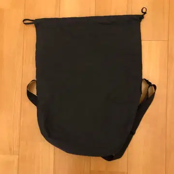 블랙 드로우 스트링 백