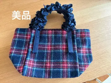 새상품급 이세탄 한정 LUDLOW 라드 로 토트백 체크 스몰