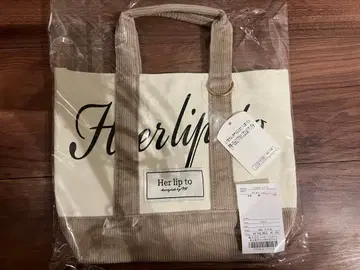새상품 Herlipto 토트백 HLT mini tote 아이보리